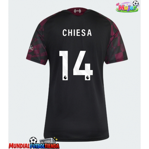 Camiseta Liverpool Federico Chiesa #14 Tercera Equipación Replica 2026-27 para mujer mangas cortas